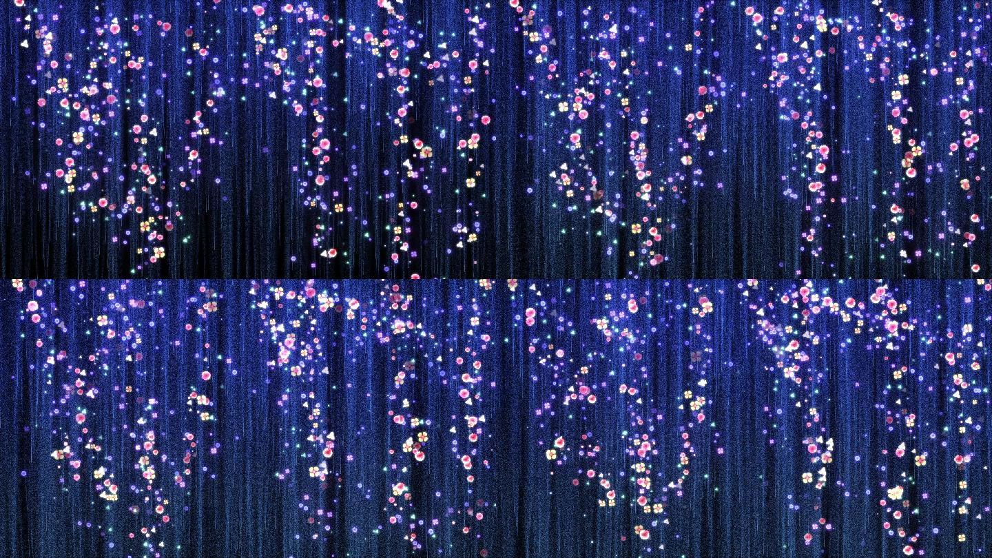 teamlab 花海 粒子 瀑布 投影