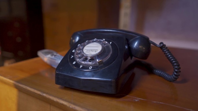 复古老式拨轮拨盘电话机