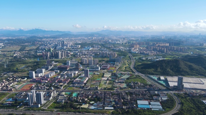 坪山区石井街道片区城市航拍