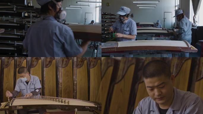 4K 索尼FS7拍摄一组乐器厂手工干活