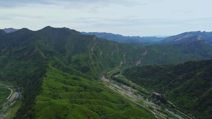 [4K]航拍素材.怀柔白河湾全景环拍