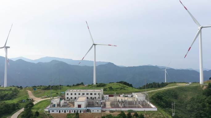 风电场发电变电站 风电