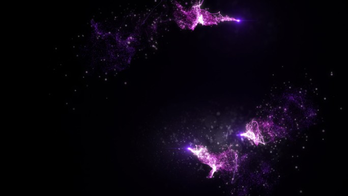 魔法光线粒子粉紫神秘感