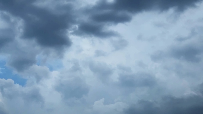 【HD天空】灰蓝云团云层风起云涌阴天阴云