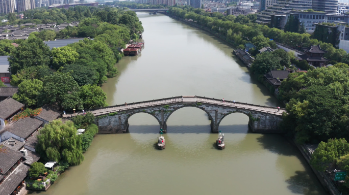 杭州拱宸桥、京杭大运河