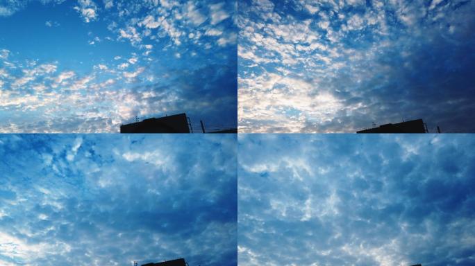 0152_D延时实拍城市天空流云