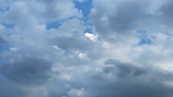 【HD天空】风起云涌灰蓝云团云层阴天阴云