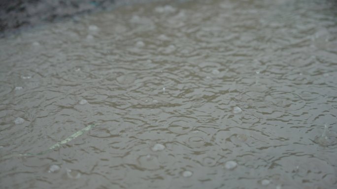 4k下雨天积水