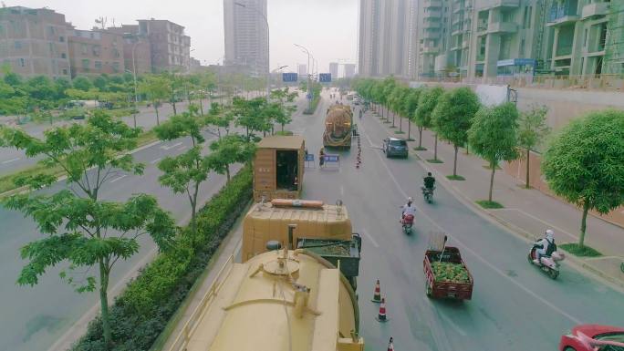 城市建设 吸污车 洒水车 城市街道