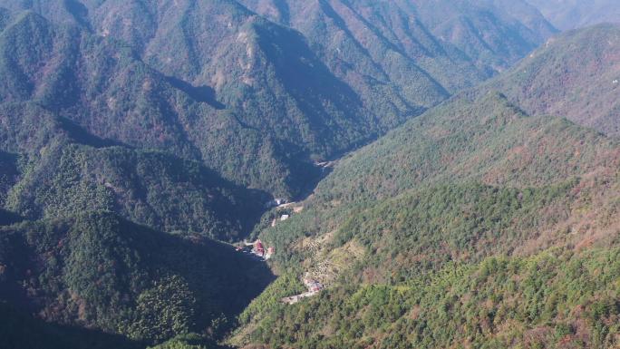 义乌苏溪偏远山区村庄航拍