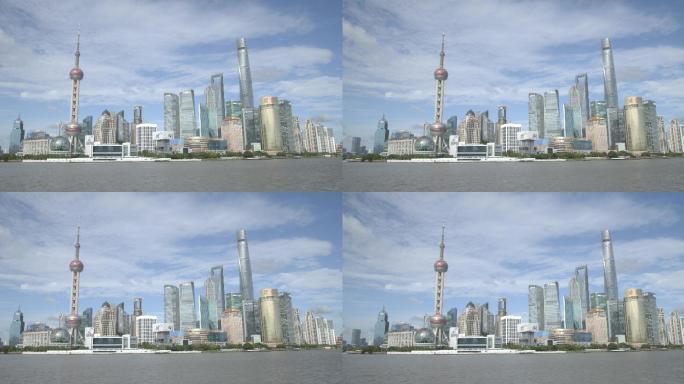 上海外滩陆家嘴全景8K实拍原素材