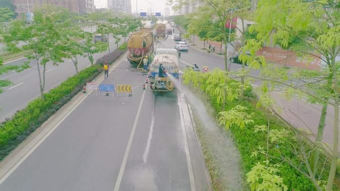 城市市政施工 吸污车 洒水车