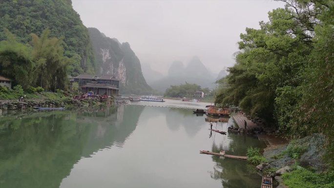 烟雨山水甲桂林-阳朔