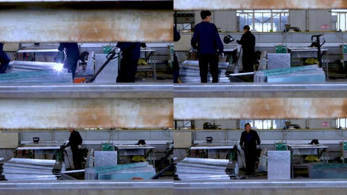 工厂 技术工人 大型设备 工业园区 忙碌的工人