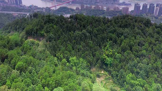 重庆渝中半岛延时摄影渝中全景大景