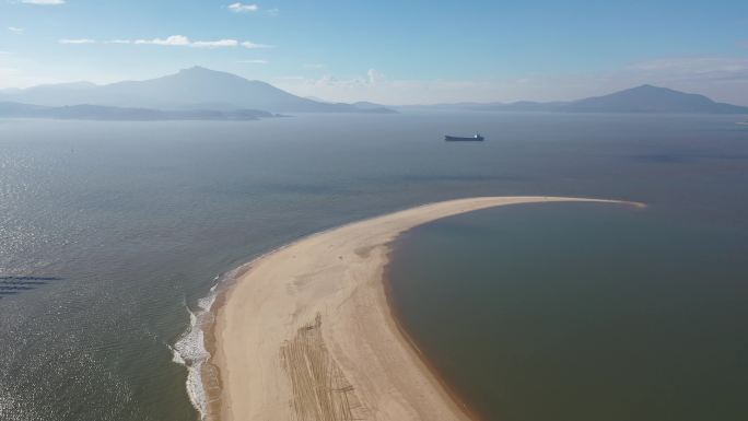 原创 福建福州平潭岛象鼻湾自然风光航拍