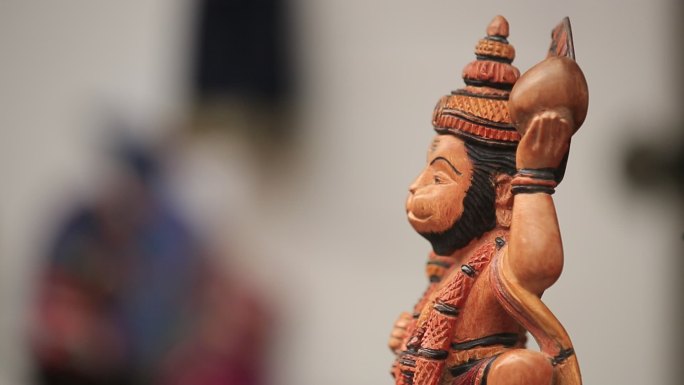 斯里兰卡木雕，猴神