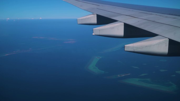 飞机 蓝天 天空