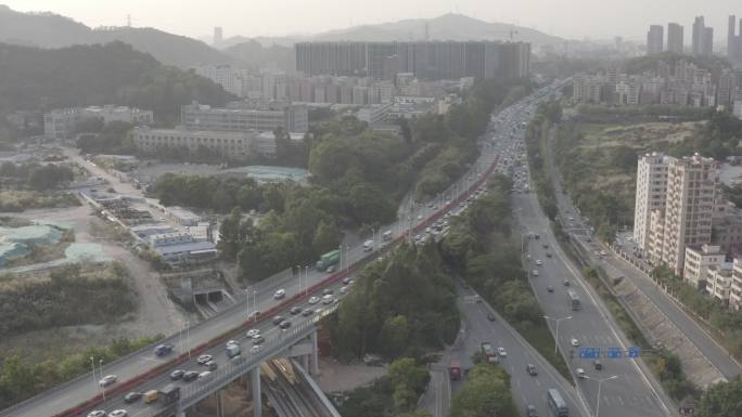 龙华羊台山地铁站航拍达芬奇原数据输出