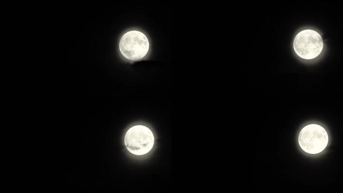 超级月亮4K｜中秋节举头望明月