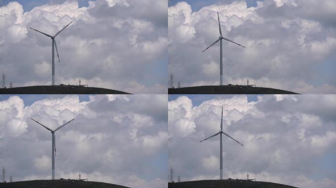 蓝天 风电 白云 风电 新能源  电力
