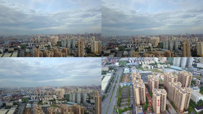 中国广西南宁的城市建筑群城市风光高楼