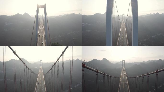 贵州坝陵河大桥航拍4k