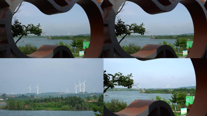 水库风力发电机远景-1