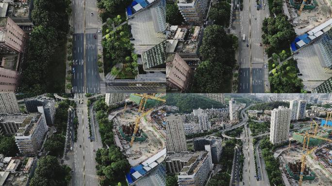 0016_D航拍城市建筑高楼大景楼群