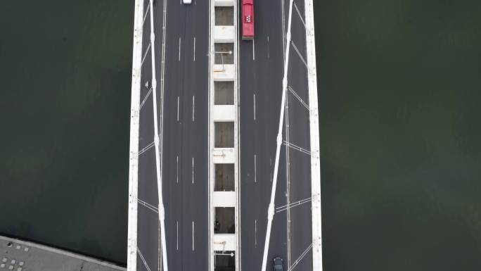 天津海河桥梁高楼建筑