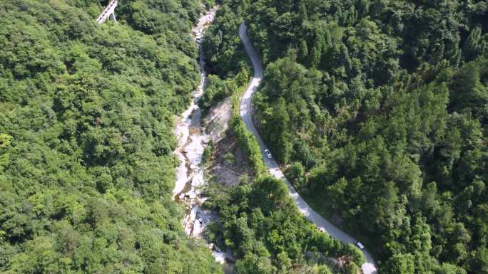 汉中城固二里忘忧谷青山绿水好风光纳凉郊游