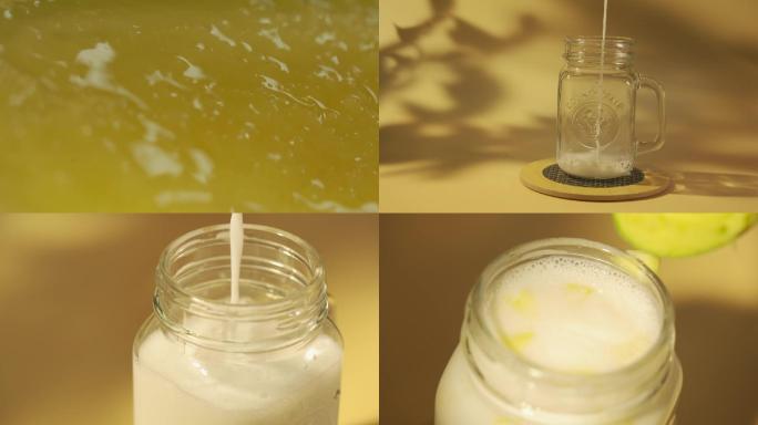 芒果椰汁饮品短视频超清晰最高码率
