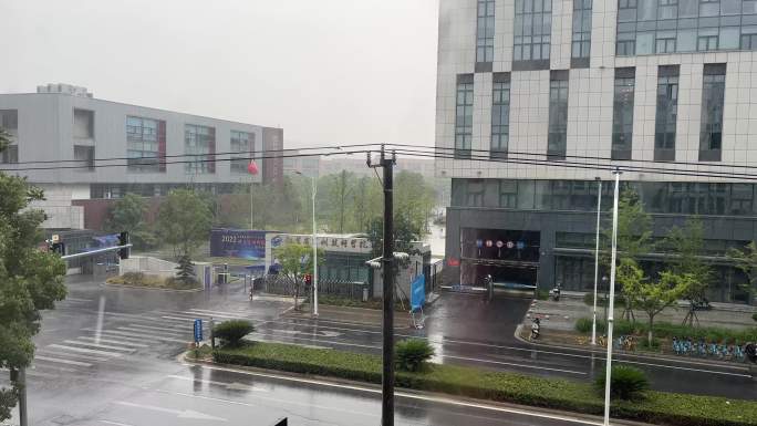 雨天城市