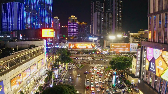 高清4K南宁朝阳广场