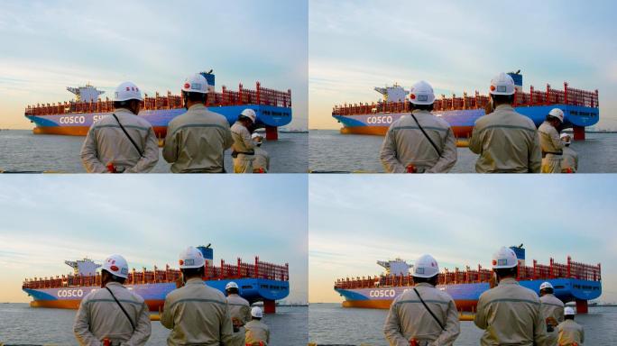 港口 集装箱 轮船 国际贸易