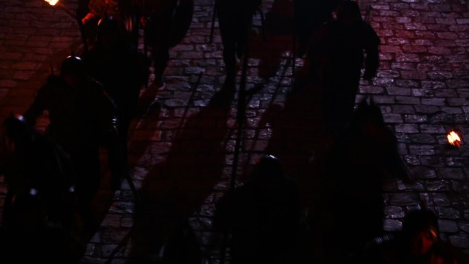 历史再现 军队巡夜