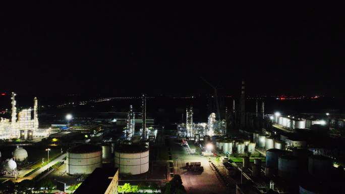 5K国家级化工产业园夜景