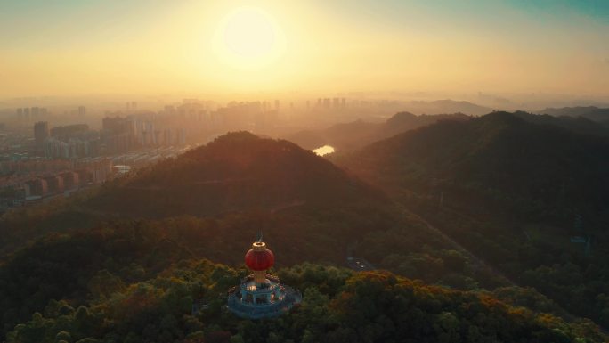 东莞黄旗山日出4K