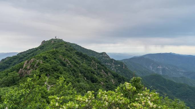 【4K】北京市门头沟区京西百花山云层延时