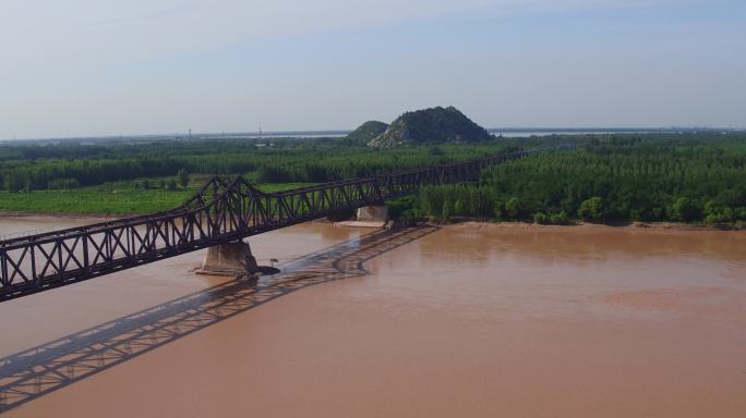 泺口黄河铁路大桥航拍9