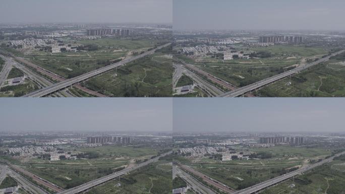 郑州经济开发区远景航拍D-log
