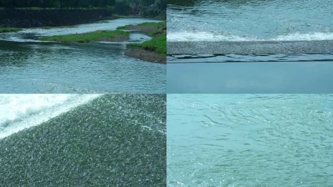 江南浙江诸暨清澈溪水河水