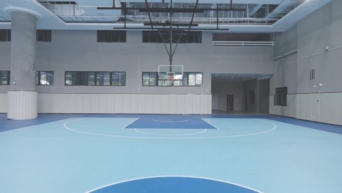 4K正版-学校校园室内篮球场 05
