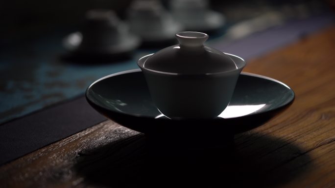 茶艺茶道茶馆茶杯泡茶红茶陶瓷瓷器