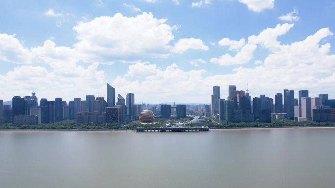 杭州钱江新城延时摄影