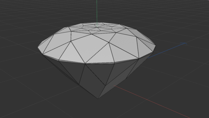 C4D钻石建模
