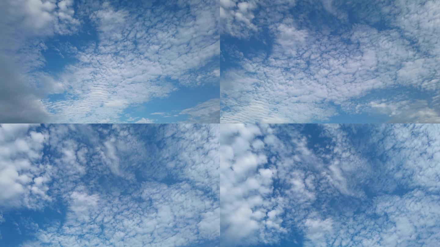 4K高清实拍西安南郊天空云彩慢镜头