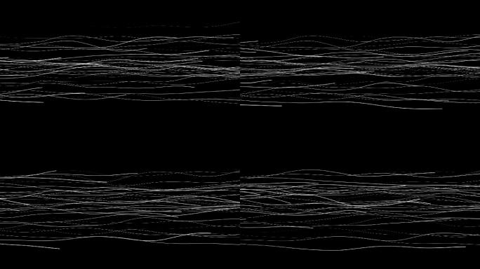 4K科技粒子光流线条全息投影