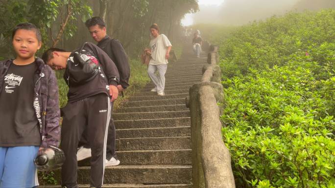 夜晚成群登山的人群12