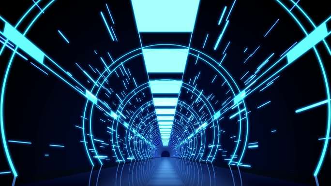 科技隧道动感空间穿梭-4K-循环